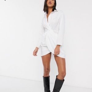 ASOS Wrap front shirt dress